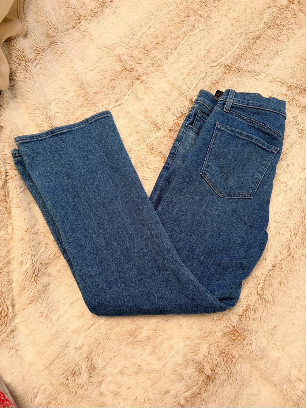 👖 J Brand Selena Cropped Kick Flare Bootcut Light Blue Jeans Y2K Quiet Luxury - Picture 10 of 15